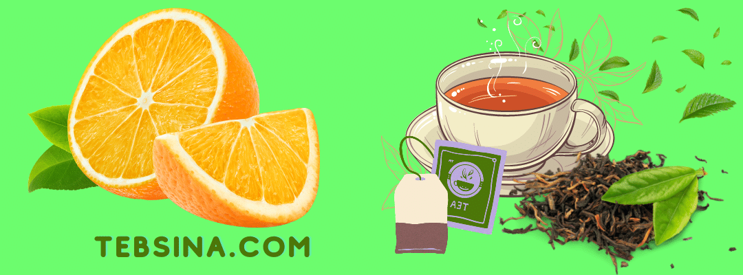 چای سیاه و پرتقال